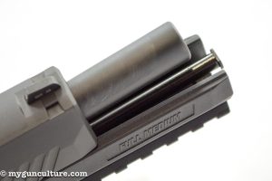 Like many other modern semi-automatic pistols the Sig P320 uses a tilting barrel recoil system.