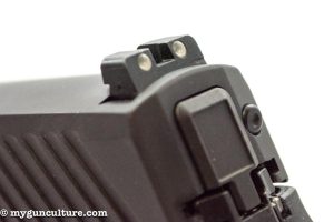 It may look like a hammer, but the Sig Sauer P320 is a striker-fired design.